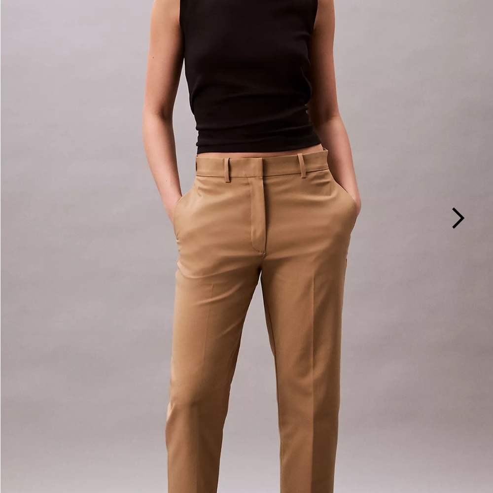 Calvin Klein Cotton Stretch Straight Fit Chino Pants - NWT - Size 00